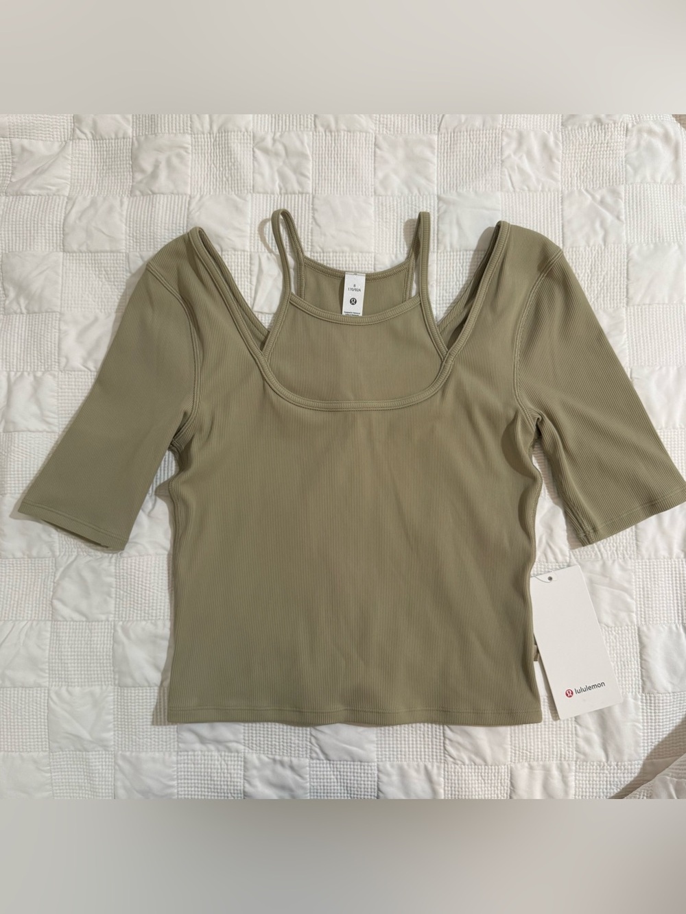 NWT Lululemon Ribbed Shirt - Sz 8